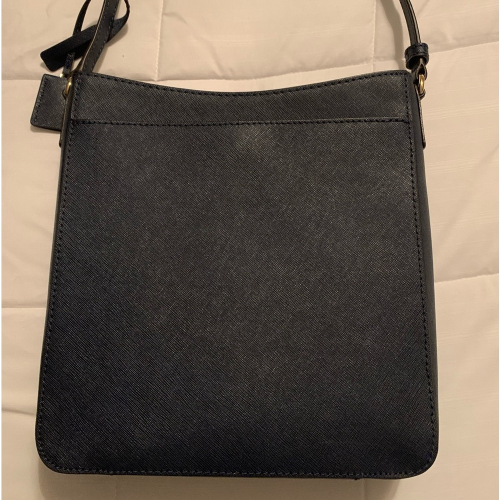MICHAEL KORS INDIGO BLUE SAFFIANO LEATHER SHOULDER BAG - Picture 2 of 14